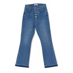 Loft button fly the kick crop Jean size 26w / 2 EUC